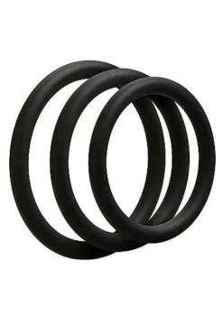 OptiMALE C-Ring 3 Set Black Thin