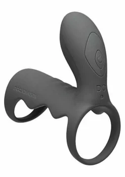 Vibrating Cock Cage With Wireless Remote – Grey