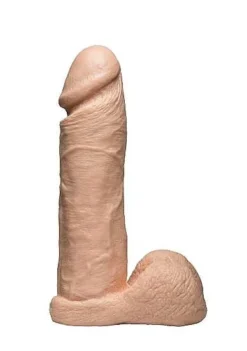 Vac-U-Lock 8″ Realistic White Cock