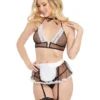 Dreamgirl Very Sheer Mesh Maid Bedroom Costume – OS