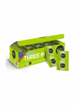 Exs 3In1 (Ribbed.Dotted & Flared) – 144 Pack