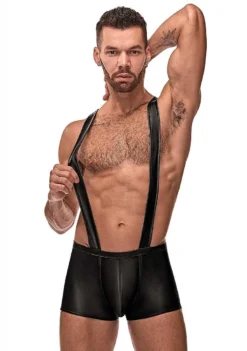 Cage Back Singlet – Black – L/XL