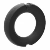 HYBRID Silicone Covered Metal Cock Ring – 35mm