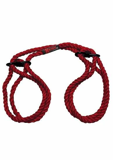 Hogtied – Bind & Tie – 6mm Hemp Wrist Or Ankle Cuffs – Red 1 Hogtied – Bind & Tie – 6mm Hemp Wrist Or Ankle Cuffs – Red