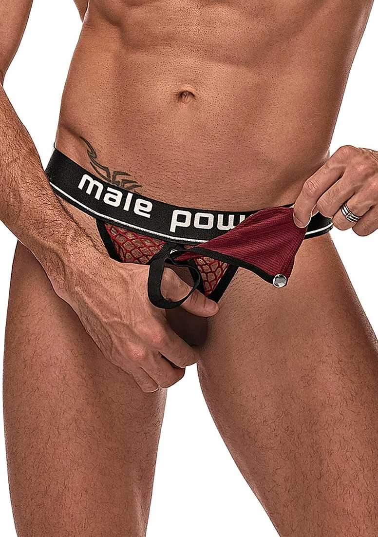 Cockpit – Cockring Jock – Burgundy – S/M 1 Cockpit – Cockring Jock – Burgundy – S/M