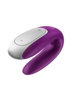 Satisfyer Double Fun Partner Vibrator – Violet