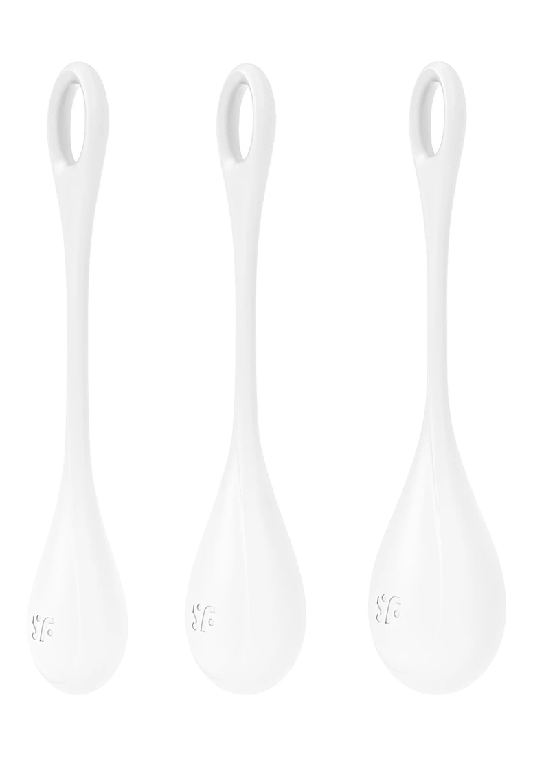 Satisfyer Yoni Power 1 – Balls Training Set – White 1 Satisfyer Yoni Power 1 – Balls Training Set – White