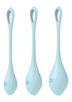 Satisfyer Yoni Power 2 – Balls Training Set – Light Blue