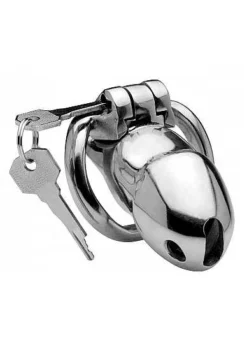 Rikers 24-7 Stainless Steel Locking Chastity Cage – Silver