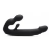 Tri-Volver Rechargeable Strapless Strap On – Black