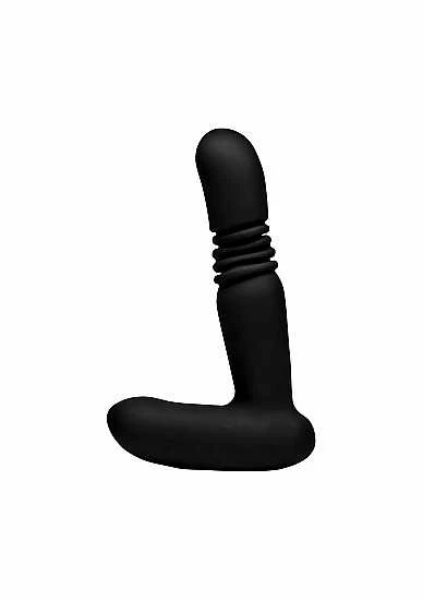 Silicone Thrusting Anal Plug With Remote Control 1 Silicone Thrusting Anal Plug With Remote Control