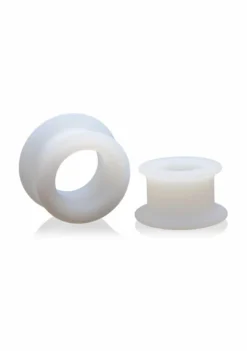 Stretch Master 2 Pc Silicone Anal Grommet Set – White