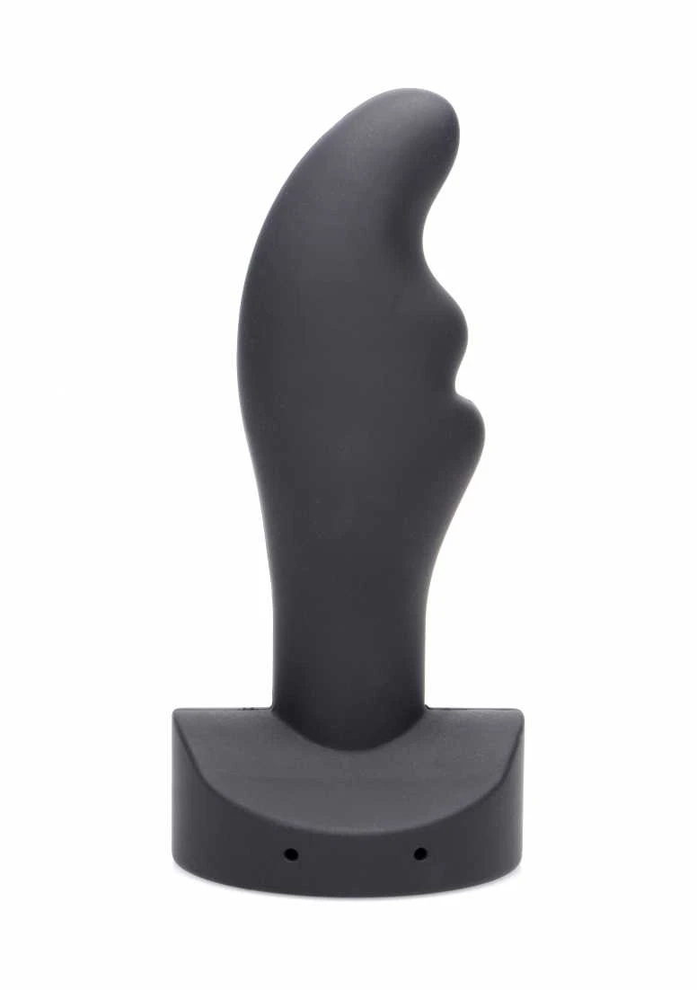 Electro Zinger Rippled E-stim Silicone Plug 1 Electro Zinger Rippled E-stim Silicone Plug