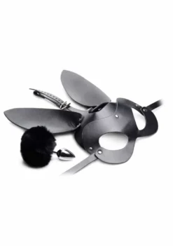 TZ Bunny Mask With Plug – Black