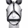 Dark Horse Pony Head Harness With Silicone Bit – Black