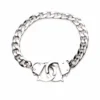 Cuff Him Handcuff Bracelet – Silver