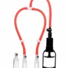 3-Way Suck Her Nipple And Clit Pump System – Red