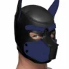 Neoprene Puppy Hood – Black And Blue