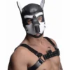 Neoprene Puppy Hood – Black And White
