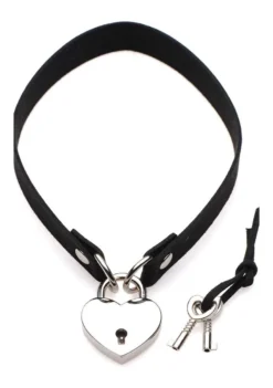 Lock-It Heart Lock And Key Choker