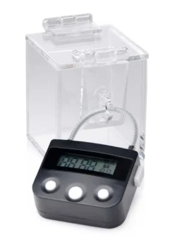 The Key Holder Deluxe Clear Case With Lock – Transparent