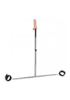 Squat Anal Impaler With Spreader Bar And Cuffs
