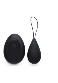 10X Silicone Vibrating Egg – Black