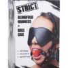 ST Blindfold Harness With Ball Gag