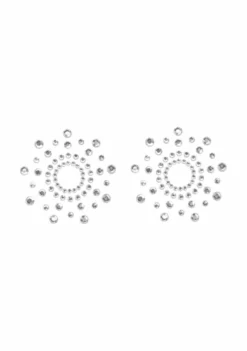 Mimi – Rhinestone Pasties – Silver