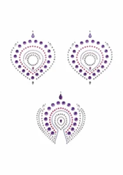 Flamboyant – Rhinestone Body Decoration – Violet And Pink