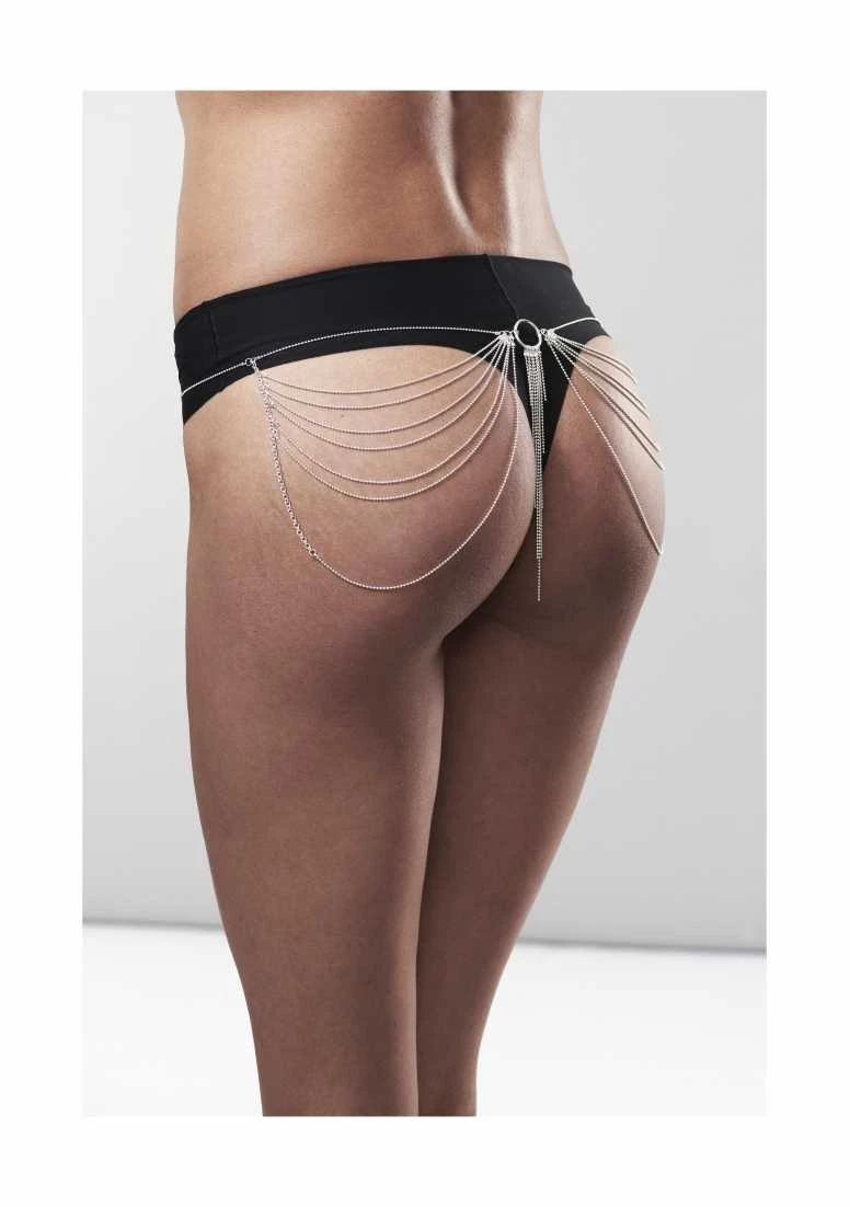 Magnifique – Metallic Chain Waist Jewelry – Silver 1 Magnifique – Metallic Chain Waist Jewelry – Silver