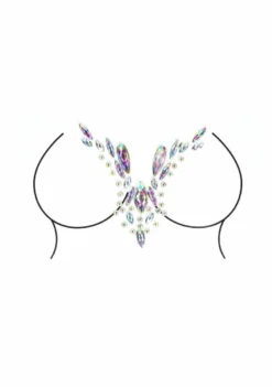 Dazzling Deep-V Cleavage Bling Sticker – OS