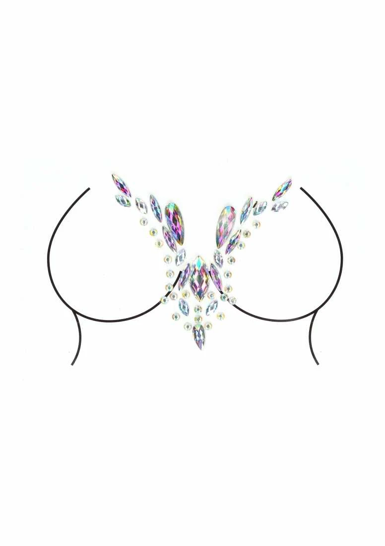 Dazzling Deep-V Cleavage Bling Sticker – OS 1 Dazzling Deep-V Cleavage Bling Sticker – OS