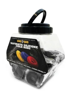 Ultimate Ring – Black – Fishbowl – 50 Pcs.