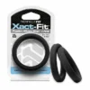 #20 Xact-Fit Cockring 2-Pack – Black