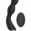 Remote Controlled E-Stim & Vibrating G/P-Spot Vibrator – Black