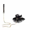 Leather Thorn Choker&Chain Lead