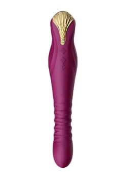 King Vibrating Thruster- Velvet Purple