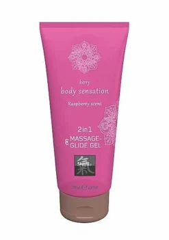 SHIATSU Massage- & Glide Gel 2in1 Raspberry