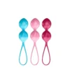 Satisfyer V Balls Kegel Set Of 3 – Turquoise/Red/Pink