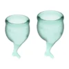 Satisfyer Feel Secure Menstrual Cup – Dark Green