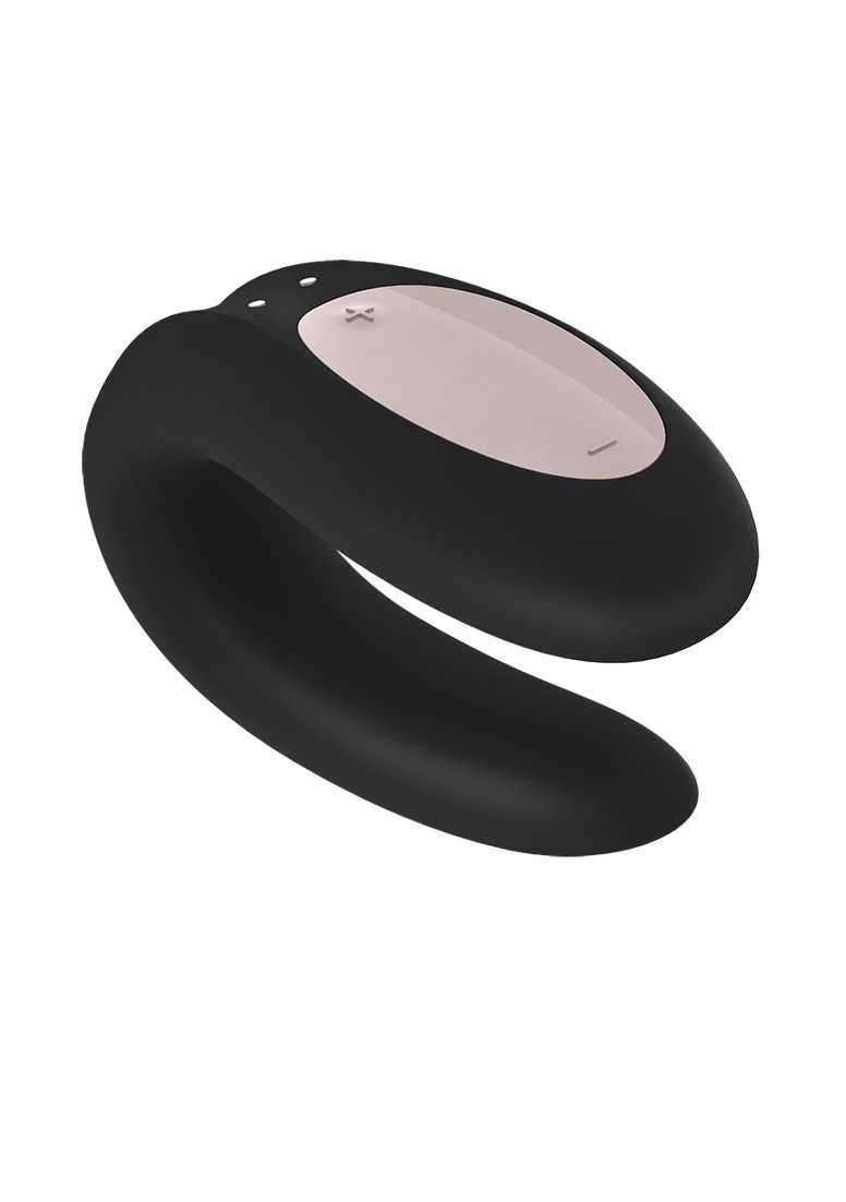 Satisfyer Double Joy Partner Vibrator – Black 1 Satisfyer Double Joy Partner Vibrator – Black