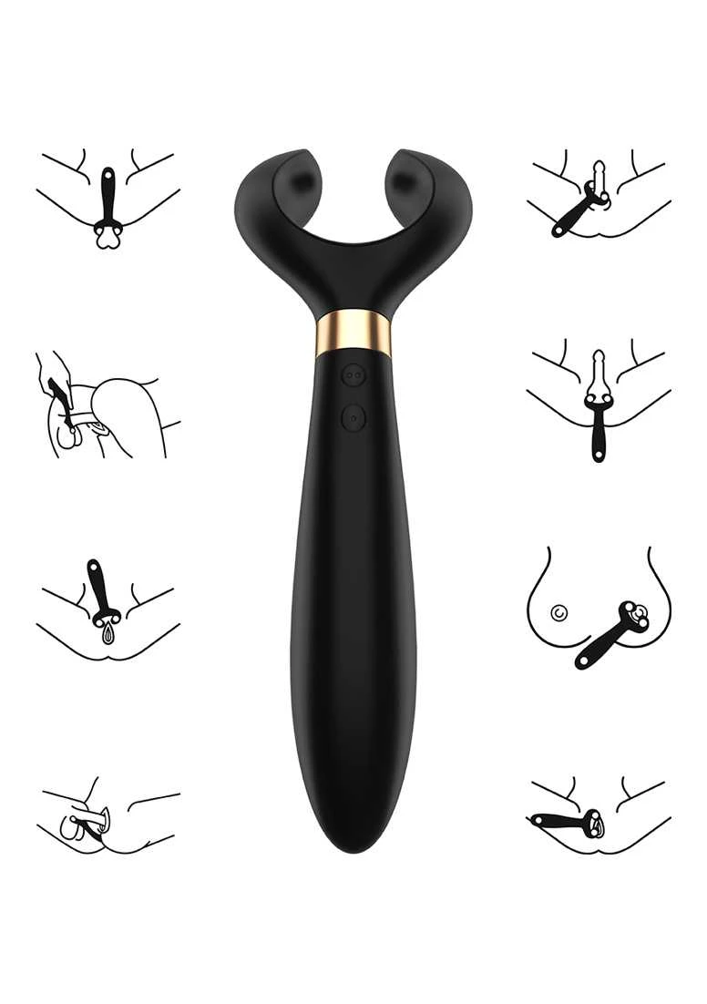 Satisfyer Endless Fun Partner Vibrator – Black 1 Satisfyer Endless Fun Partner Vibrator – Black