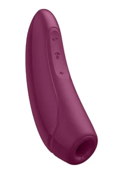 Satisfyer Curvy 1+ Air Pulse Stimulator + Vibration – Rose Red
