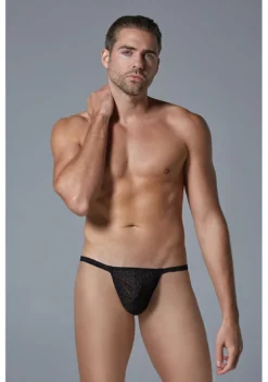 Leopard Pouch – Black – S/M