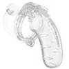 Model 11 – Chasity – 4.5″ – Cage With Plug – Transparent