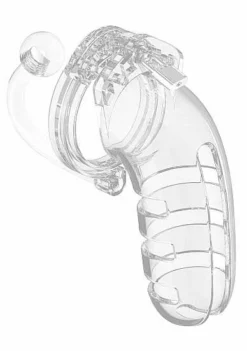 Model 12 – Chasity – 5.5″ – Cage With Plug – Transparent