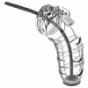 Model 17 – Chastity – 5.5″ – Cage With Silicone Urethal Sounding