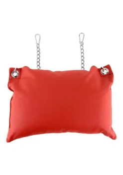 Leather Pillow – Red