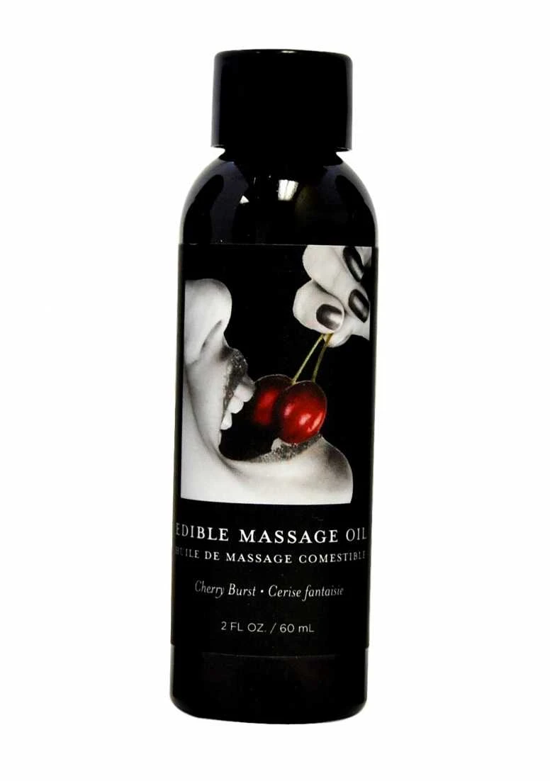 Cherry Edible Massage Oil — 2 Oz 1 Cherry Edible Massage Oil — 2 Oz
